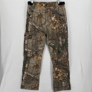 Scent Blocker Realtree Camo Cargo Pants Men's Size Medium Hunting Outdoor